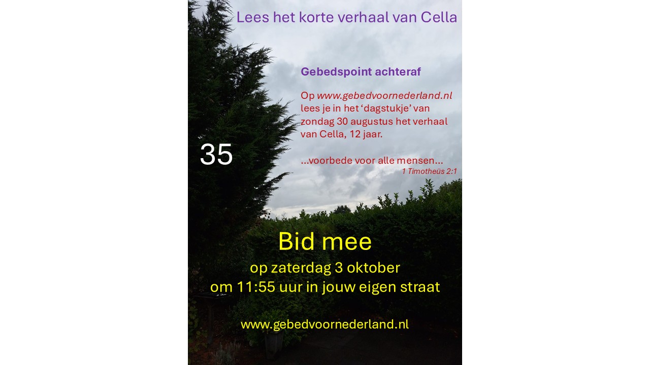 Lees meer over het artikel Zondag 30 augustus 2026