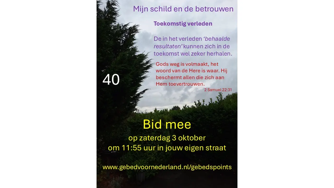 Lees meer over het artikel Dinsdag 25 augustus 2026