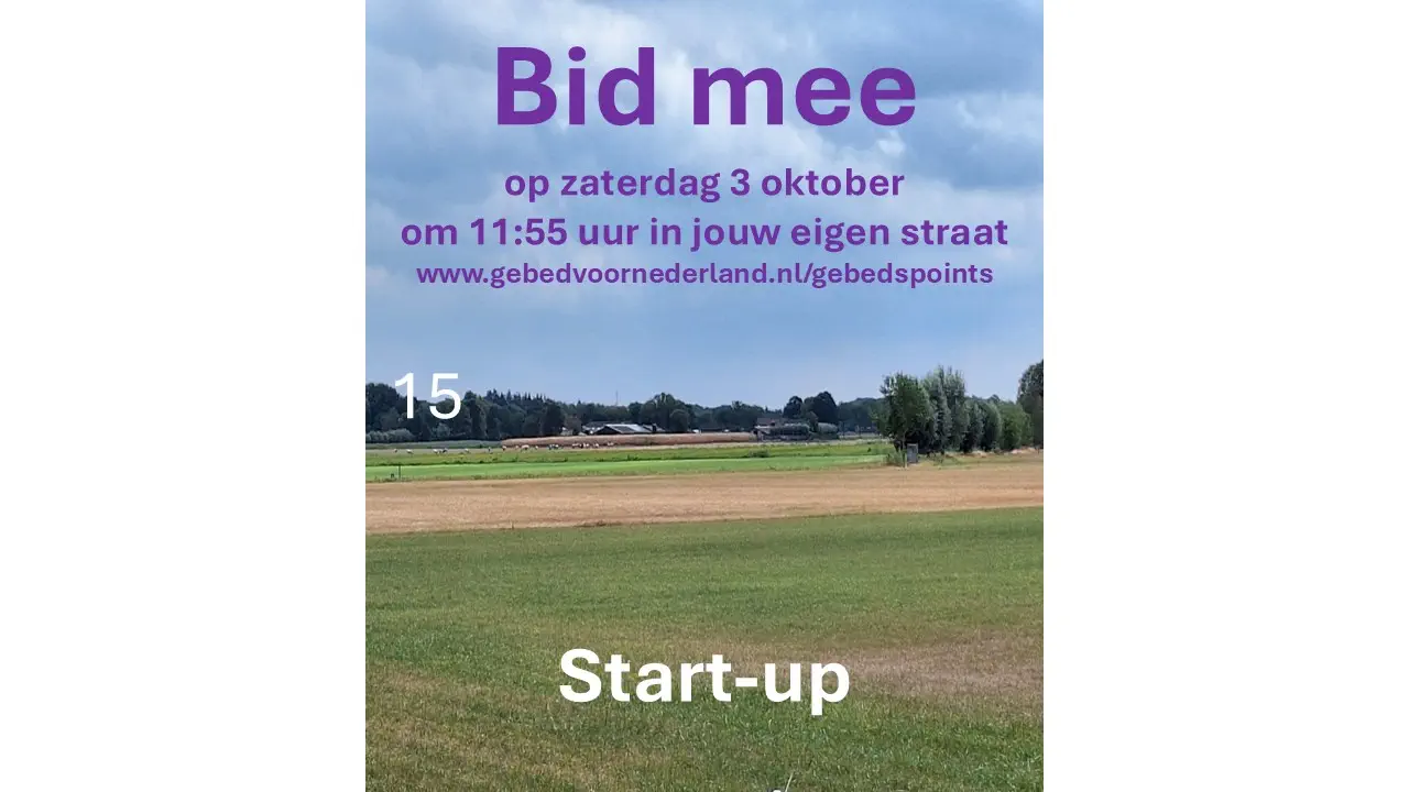 Lees meer over het artikel Zaterdag 19 september
