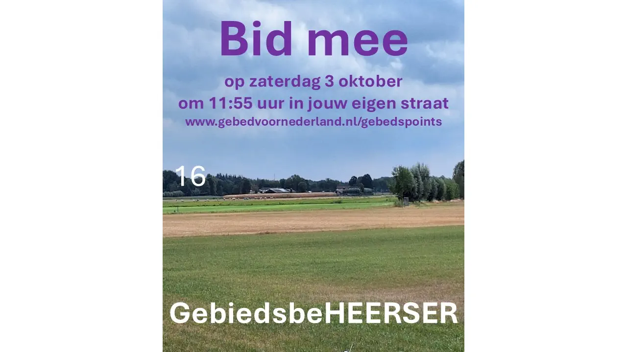 Lees meer over het artikel Vrijdag 18 september 2026