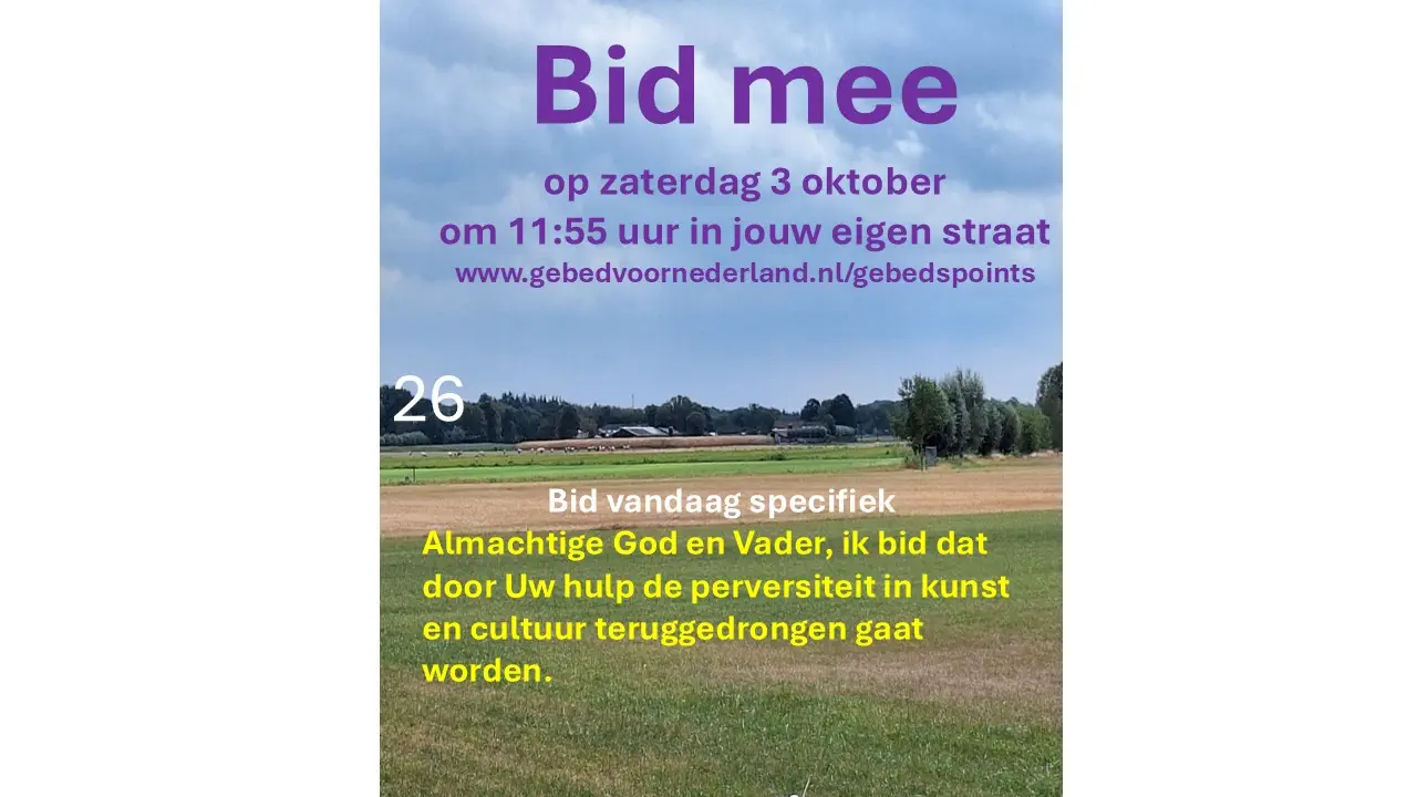 Lees meer over het artikel Dinsdag 8 september
