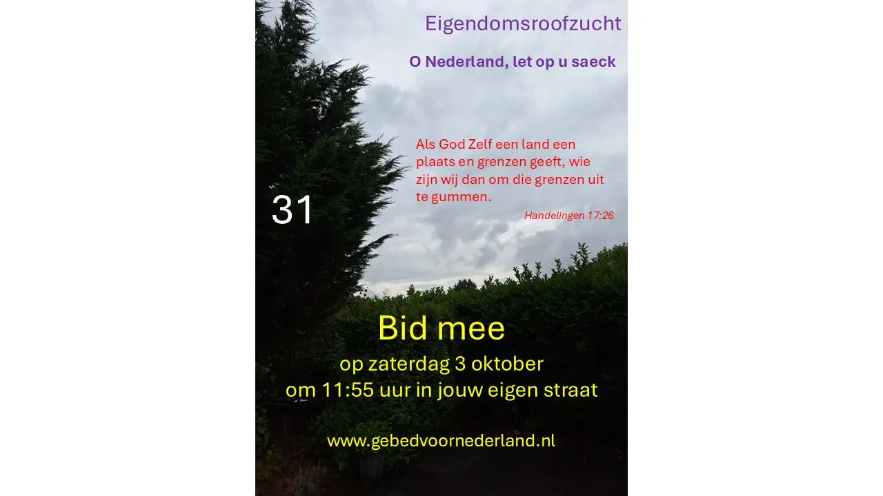 Lees meer over het artikel Donderdag 3 september 2026